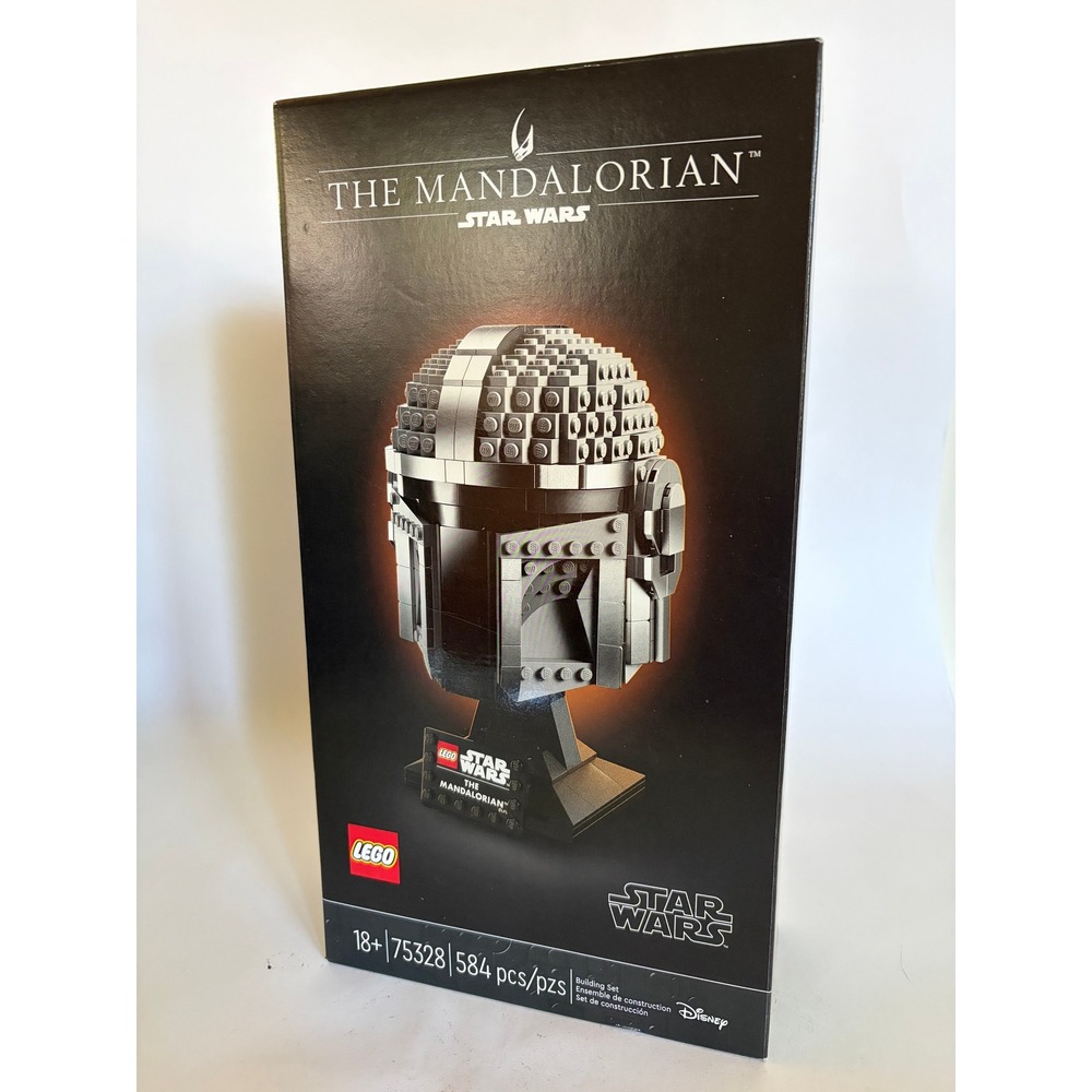 NIB Star Wars Mandalorian Lego Disney Helmet Collection 75328 Factory Sealed